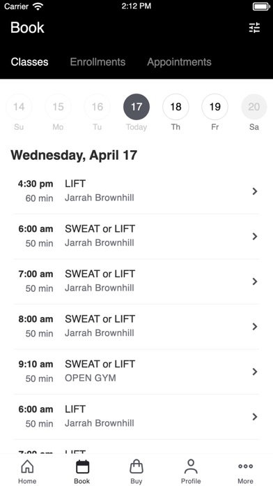 Sweat Lift Method Screenshot