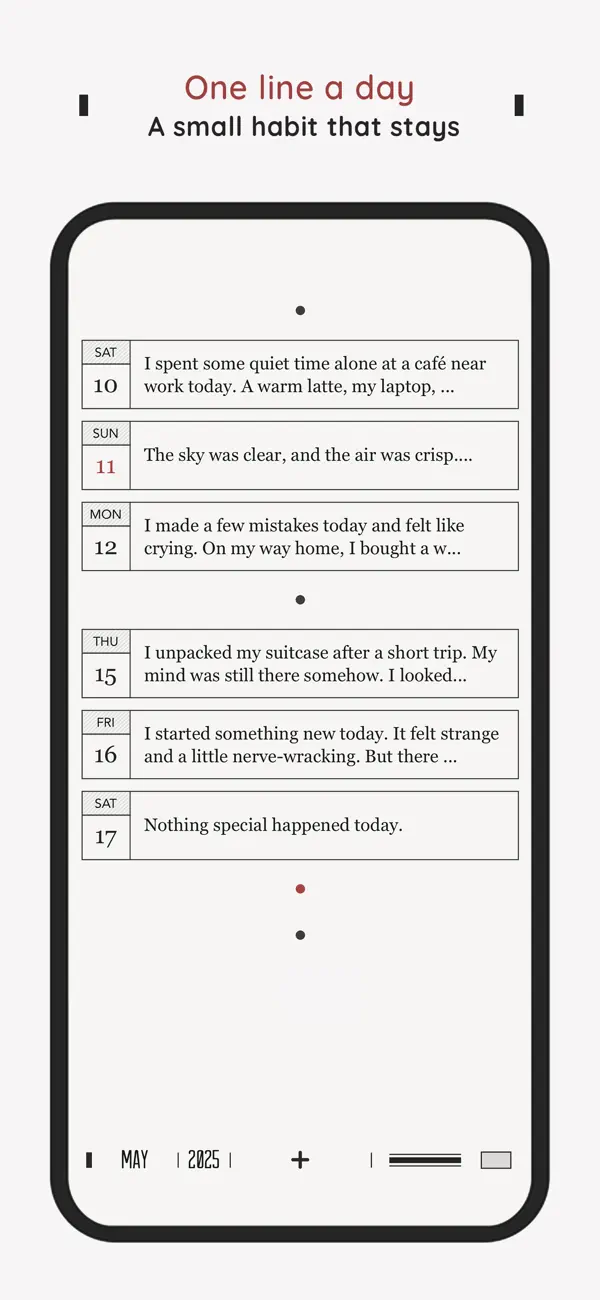 #1. DayGram - One Line a Day Diary (iOS) De: EUIHYUNG JUNG