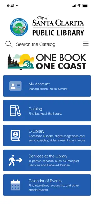 Santa Clarita Public Library screenshot 1