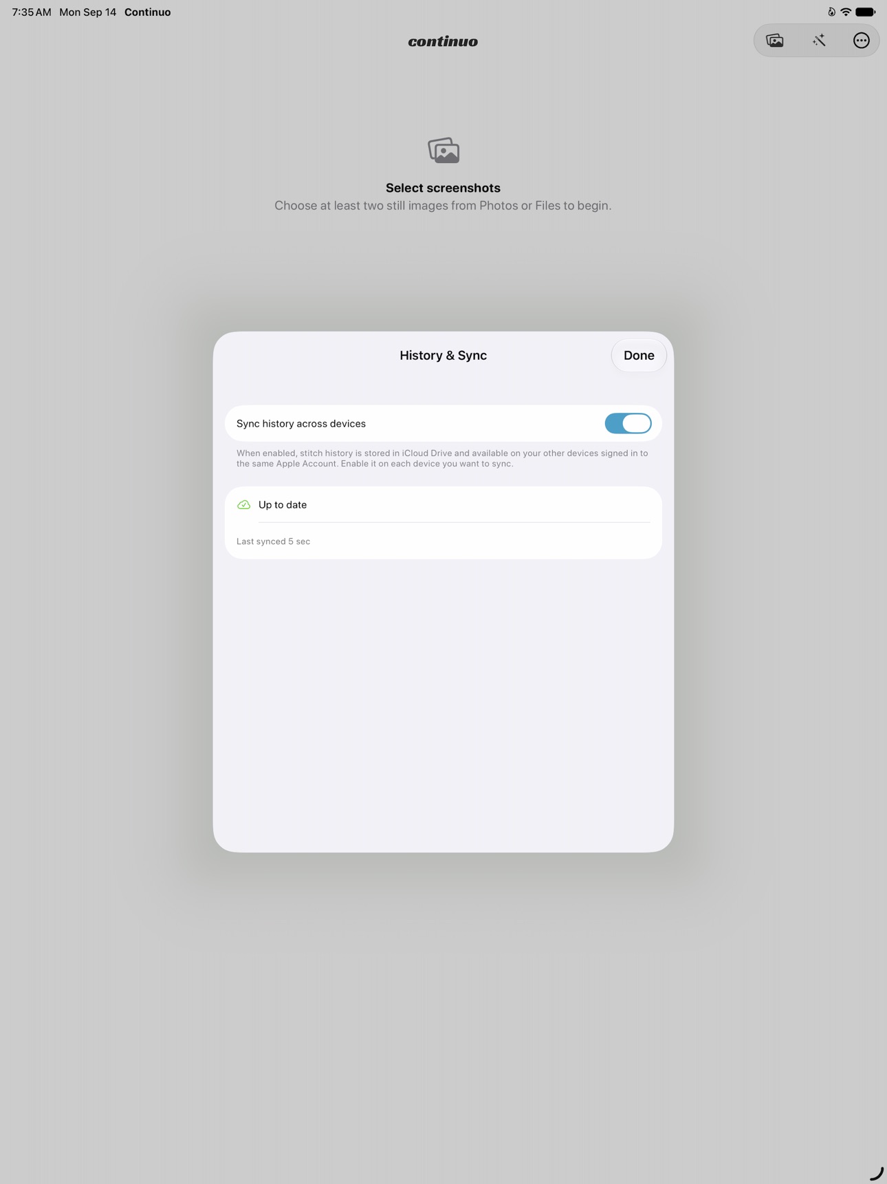 Screenshot 7 of Continuo : Screenshot Stitcher