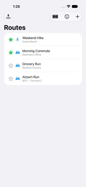 Simple RouteBook screenshot 2
