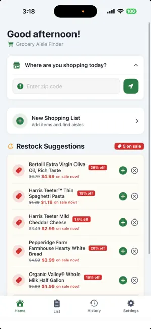 Aisle Finder - Grocery List screenshot 3