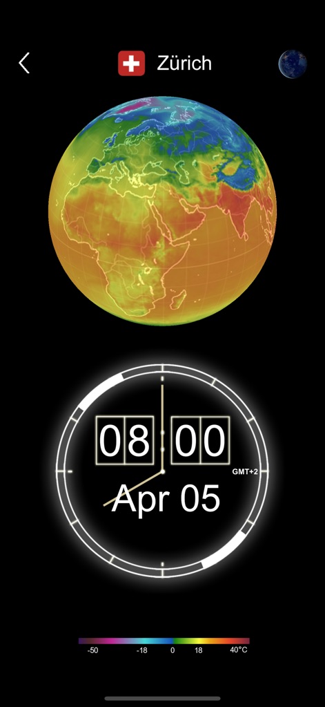3D Global Temperature Map - Education App | MWM