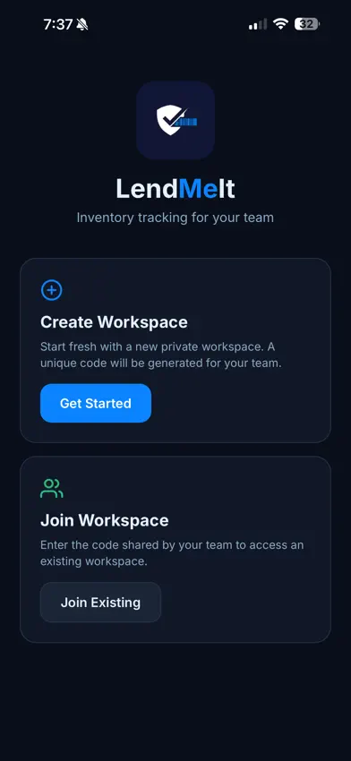 LendMeIt - Sign Out App screenshot 1