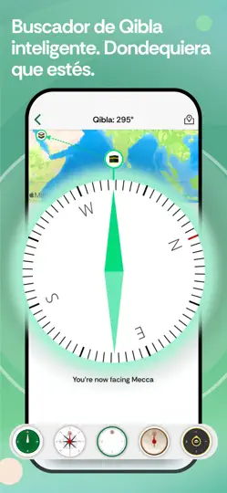 Captura de pantalla de Muslim Pro: Corán Salat Qibla en iPhone 3