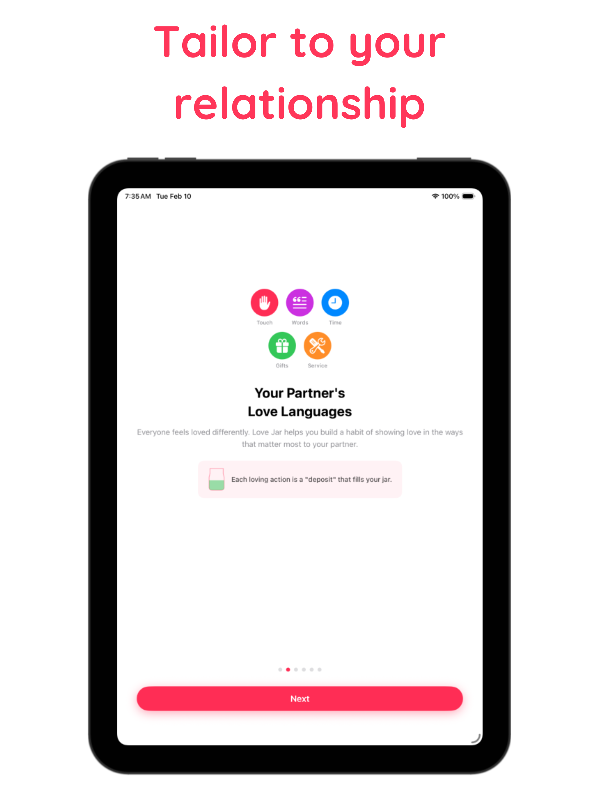 Love Jar - love habit builder screenshot 11