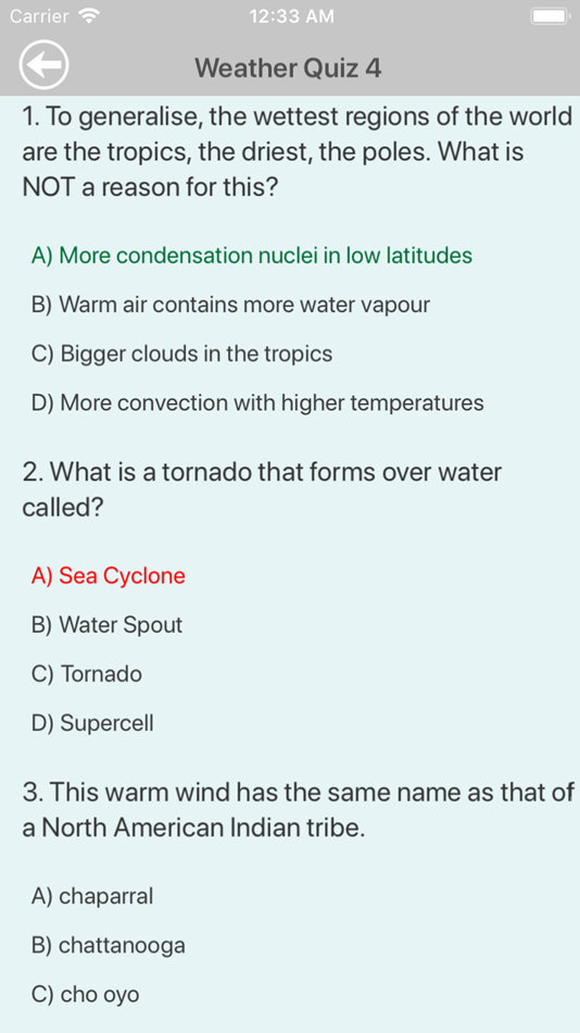 #5. The Weather Quizzes (iOS) 由: Nurten PIRLI