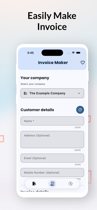 Quotation & Invoice Maker Screenshot 3 of 5