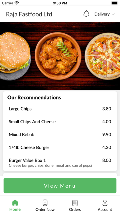 Raja Fastfood Ltd. Screenshot