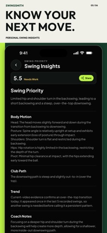 SwingSmith: Golf Swing AI Screenshot 5 of 6