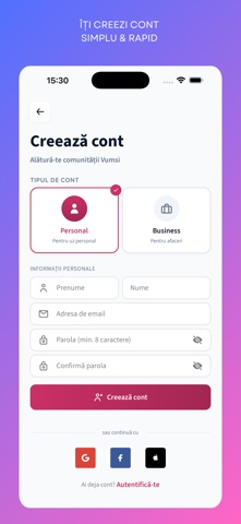 Vumsi: Anunturi screenshot