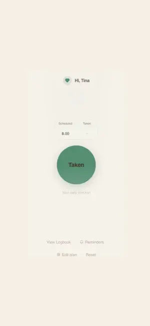Taken - a daily log screenshot 3