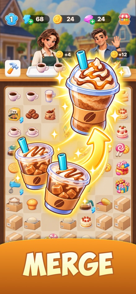 #1. Cozy Merge Story: Maya's Cafe (iOS) Geliştirici: Vinay Kumar