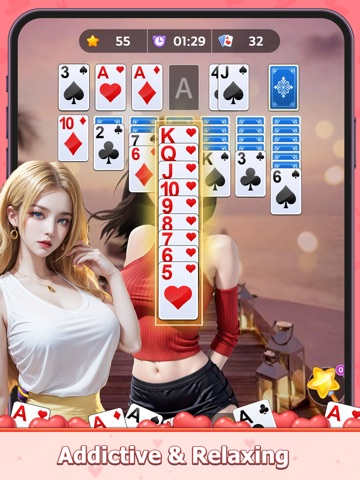 Bella Solitaire iPad screenshot