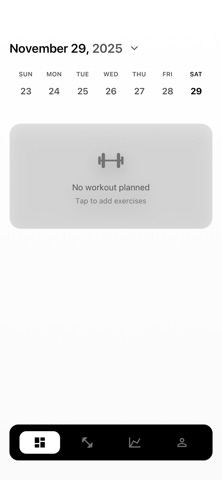 Fitness Planner & Tracker screenshot