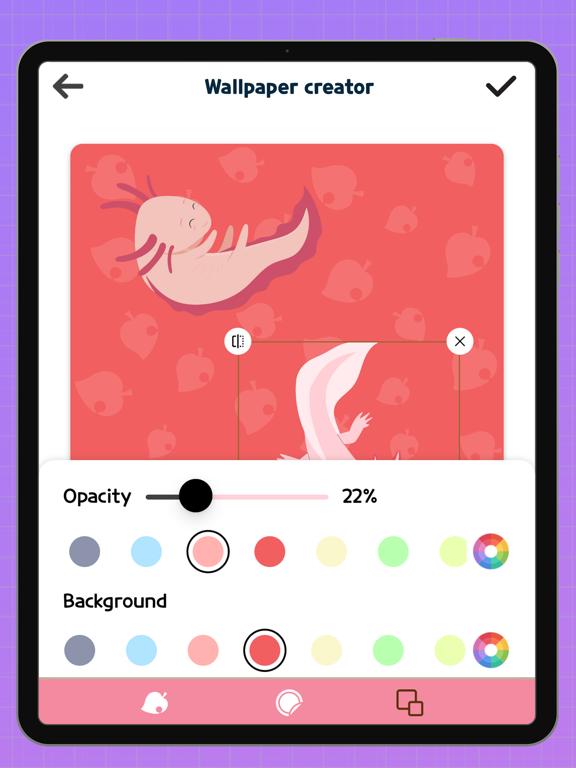 Cute Axolotl Wallpapers iPad screenshot 2 - Entertainment app