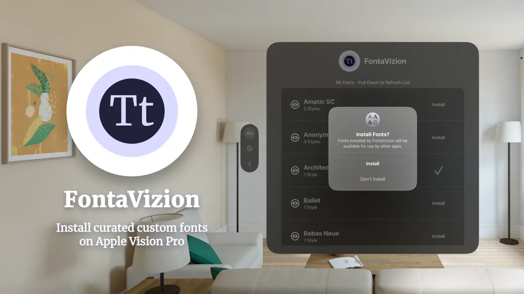 Screenshot #1 pour FontaVizion