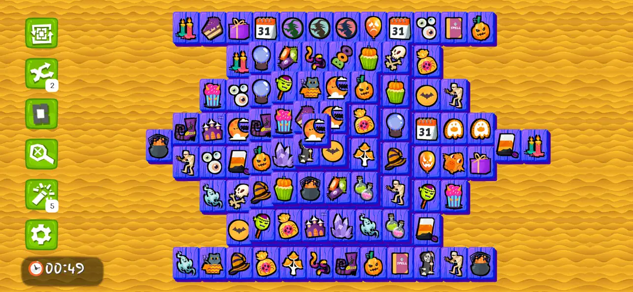 Screenshot #3 pour Mahjong Spooky: Solitaire Game