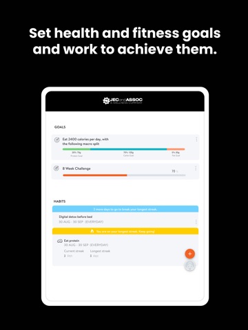 JECandASSOC iPad screenshot