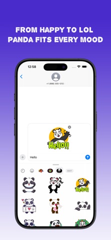 PandaMojis - Panda Stickers screenshot