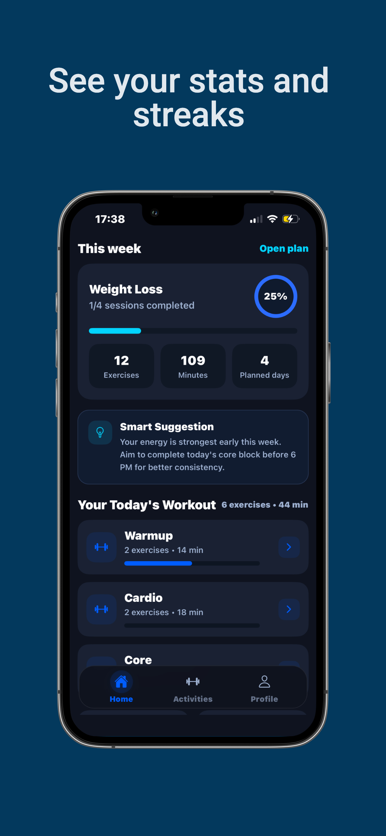 GoallFit screenshot 2