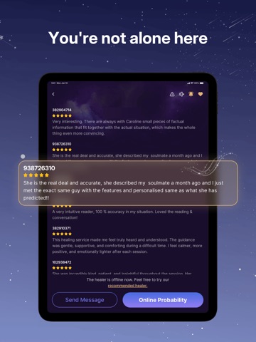 MyHealer Live Psychic Readings App Store preview screenshot 12