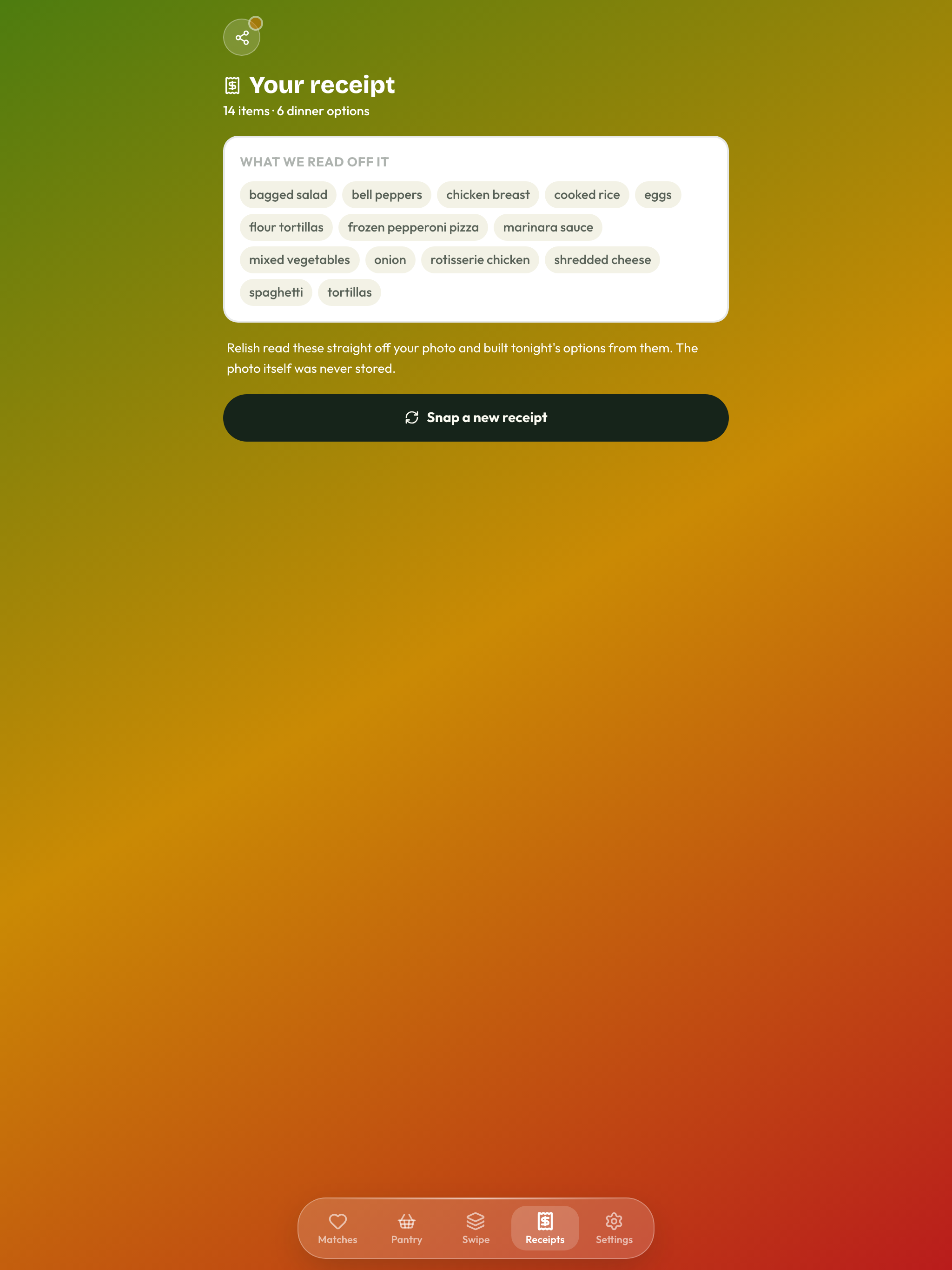 Relish Meal Decider screenshot 14