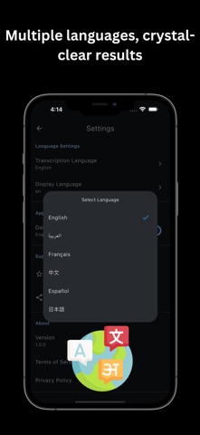 iTranscribeAI - Audio to Text iPhone screenshot