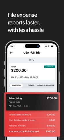 Zoho Spend iPhone screenshot
