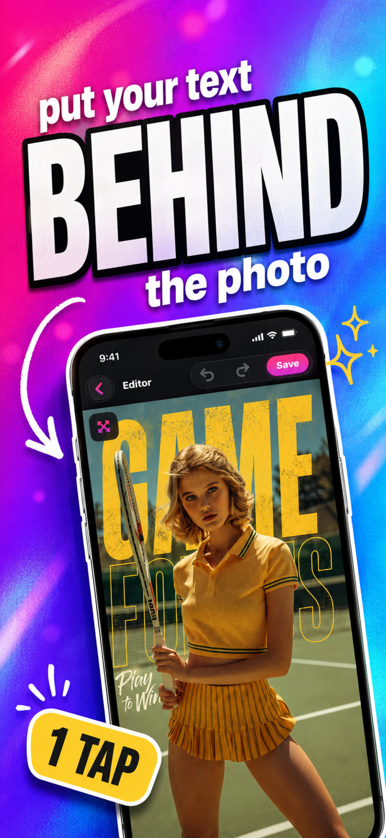 Meme Maker & Text Behind Pic screenshot 2