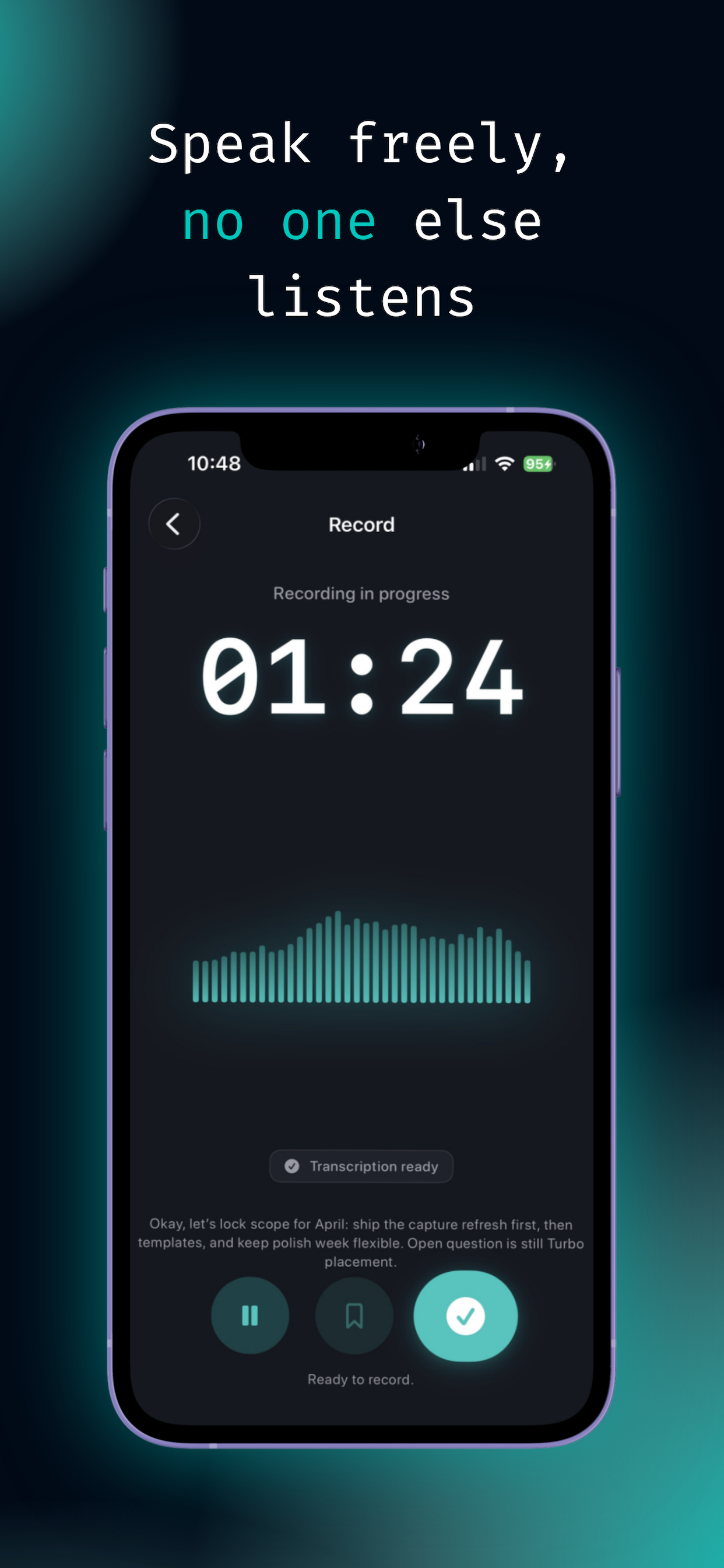 Rec.aI: Private AI Voice Notes