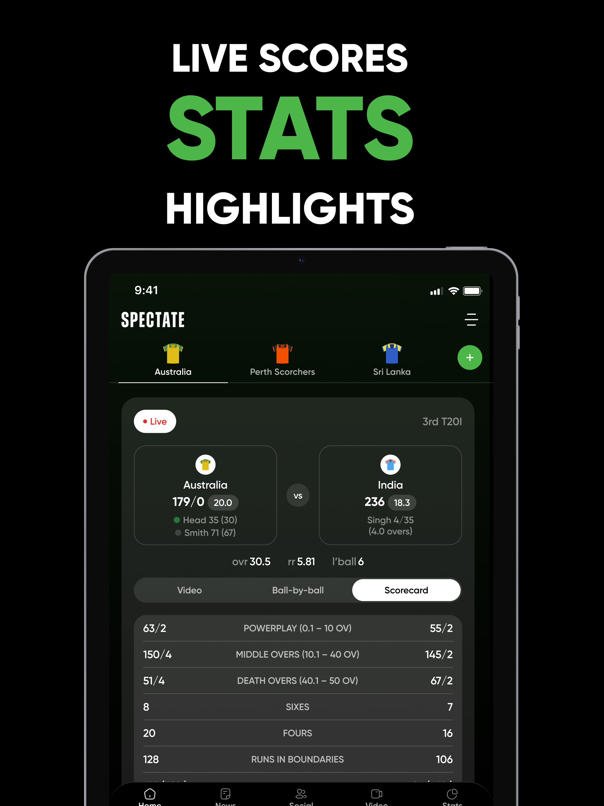 Spectate Sports: Cricket Live screenshot 12