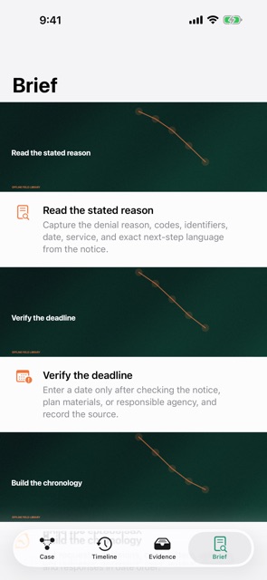 Appealrail: Claim Organizer screenshot 5