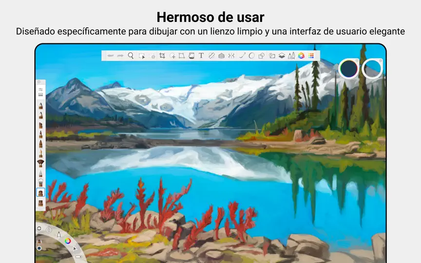 Captura de pantalla de Sketchbook Pro en iPhone 1