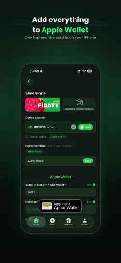 Screenshot von 1Wallet auf dem iPhone 4