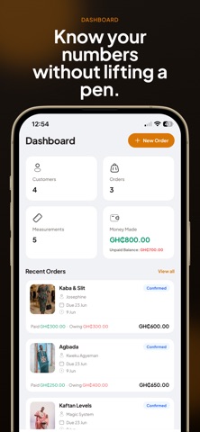 Tailor Adanfo iPhone screenshot