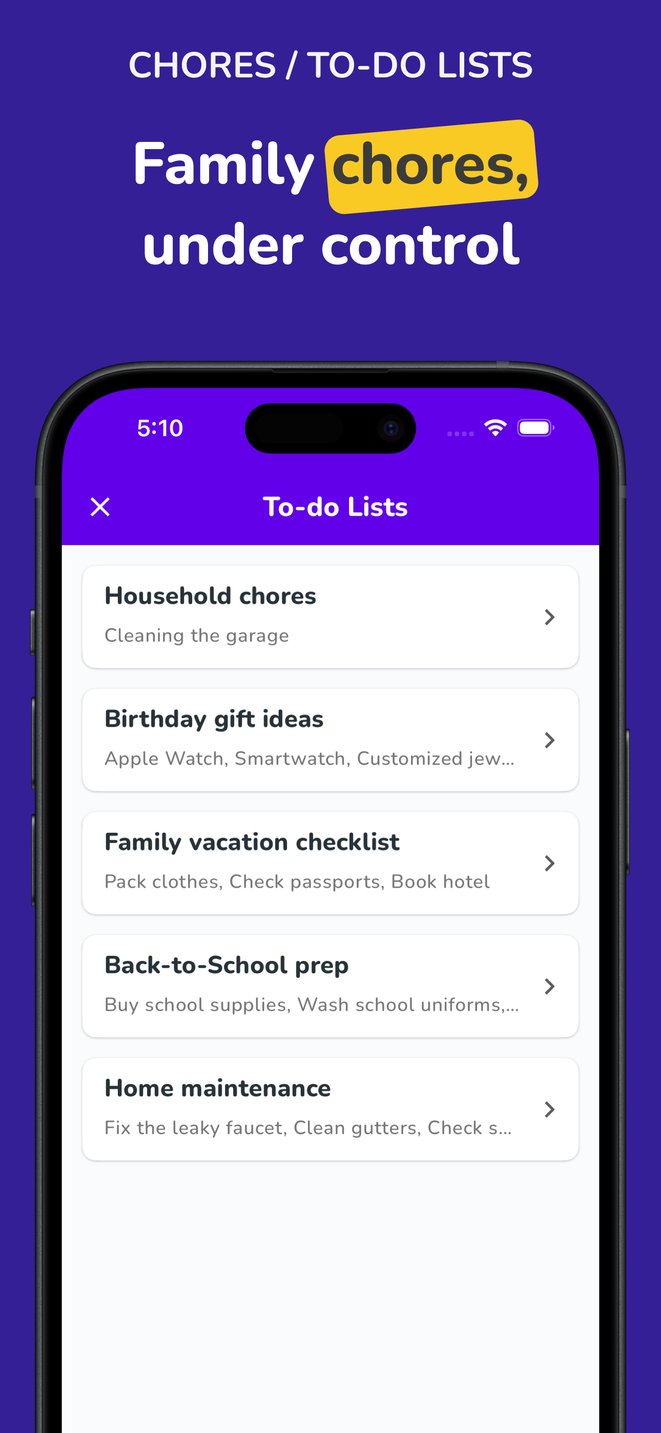 Family organizer: Sweet Family screenshot 6
