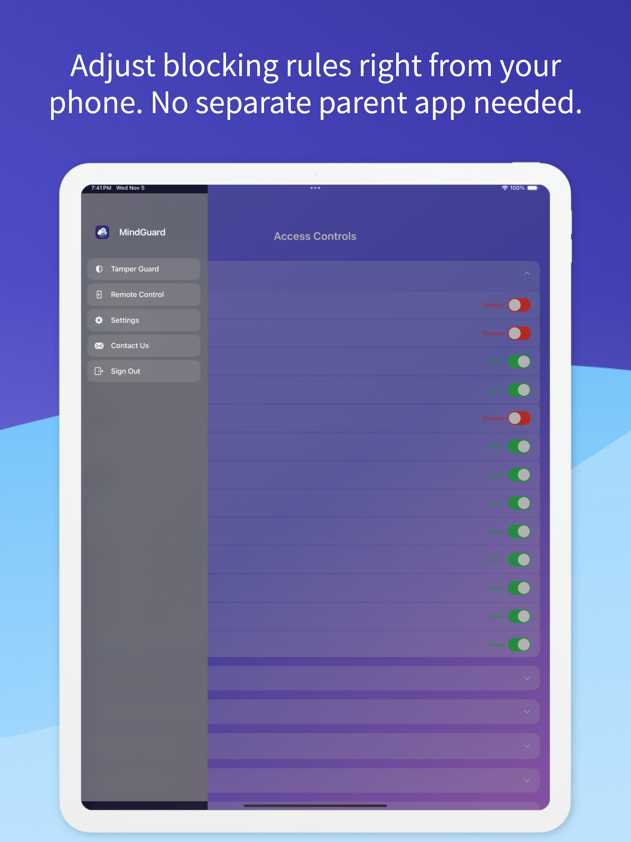 MindGuard – Parental Controls