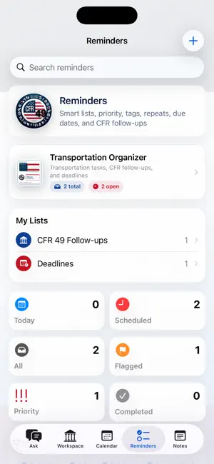 CFR AI - Title 49 screenshot 4