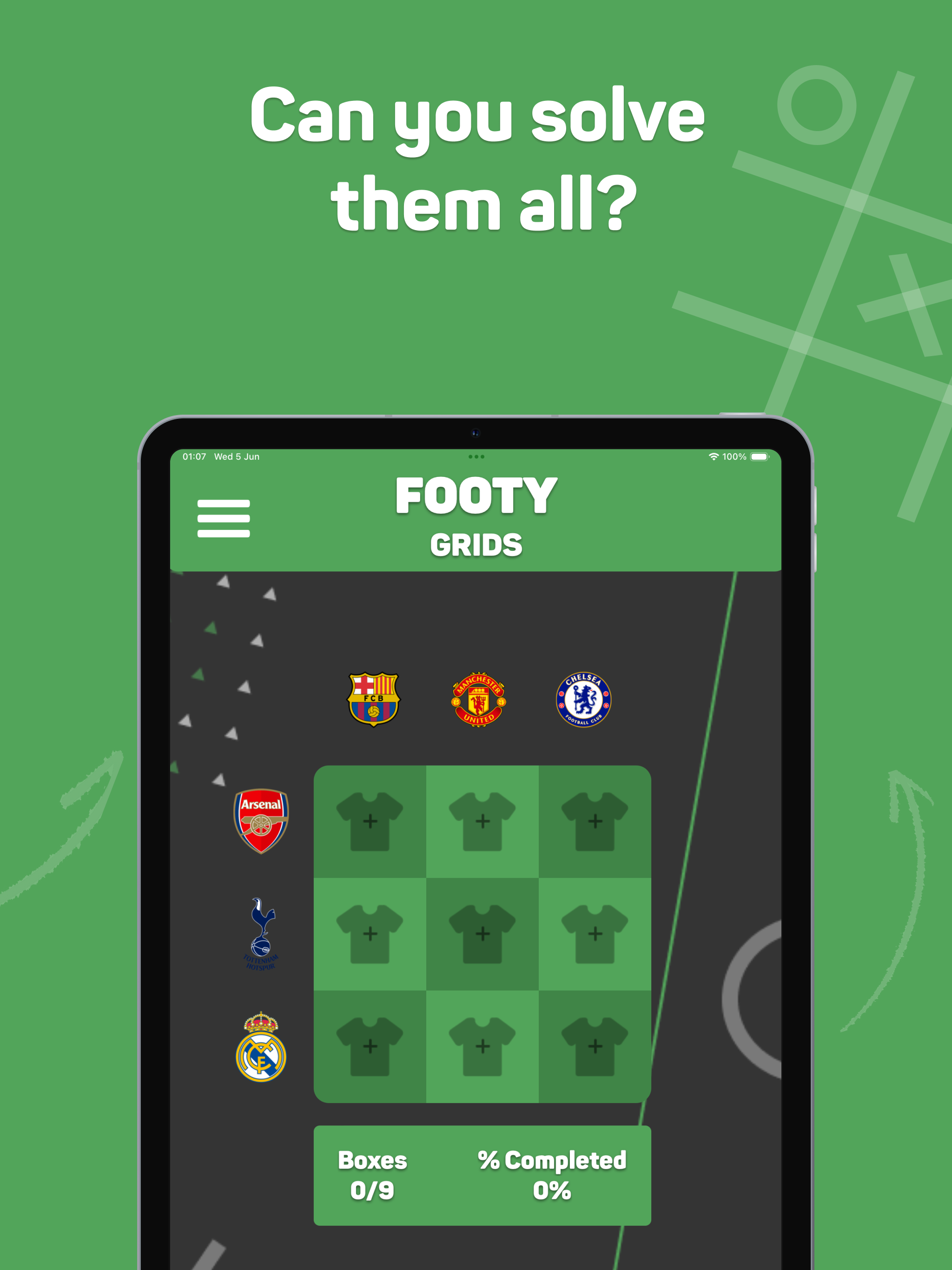Footy Grids