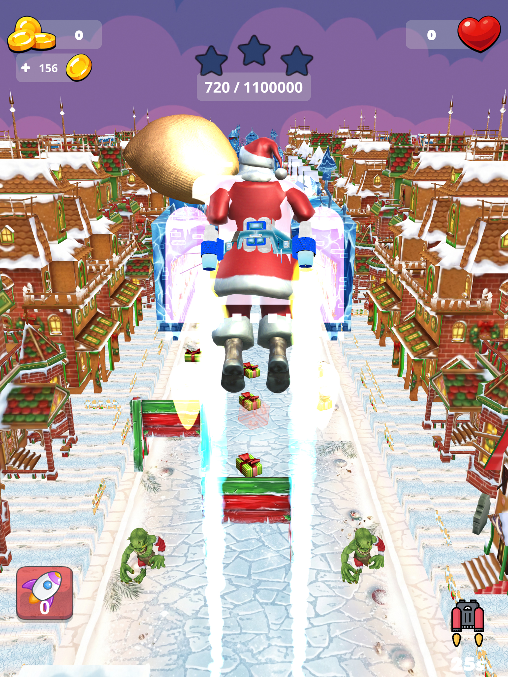 Christmas Run 3D: Santa Game screenshot 7