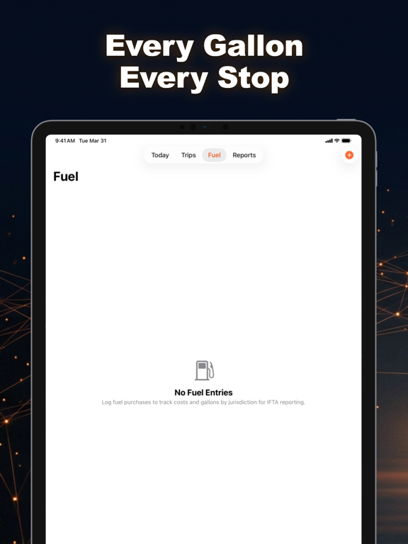 HaulLog: IFTA Mileage Tracker iPad screenshot