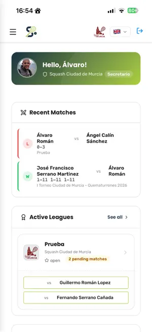The Squash Manager screenshot 4