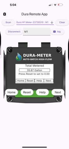 Dura Remote App screenshot