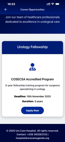 Uro Care Hospital screenshot