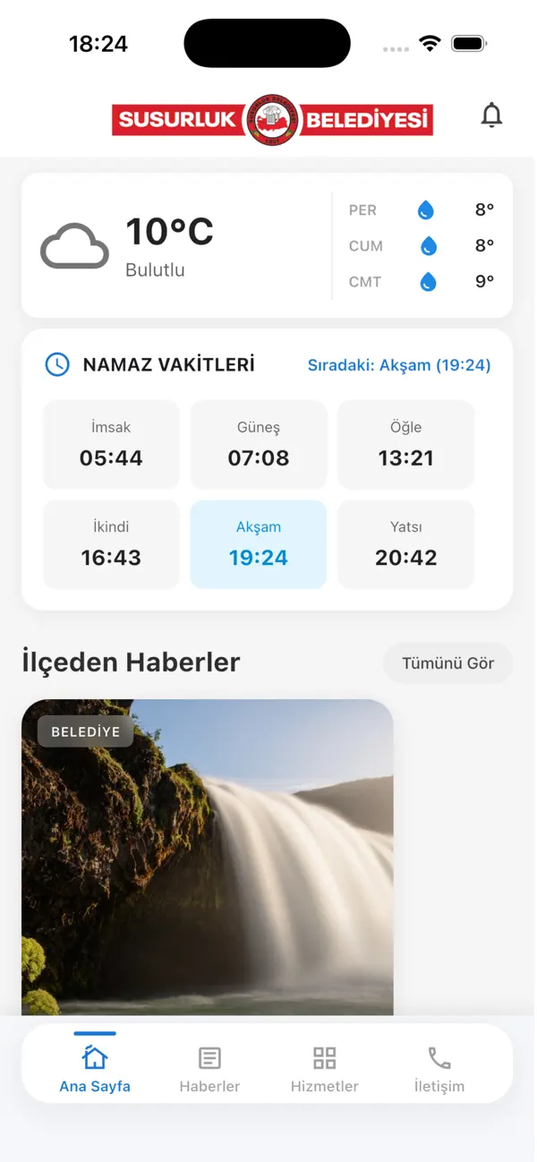 Screenshot #1 pour Susurluk Belediyesi Mobil
