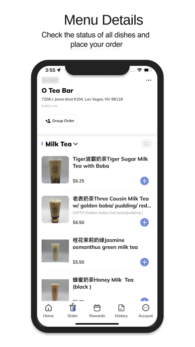 O Tea Bar Screenshot