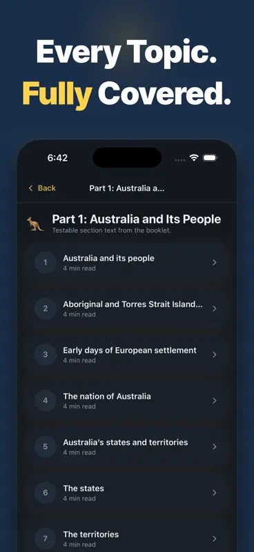 Citizenship Test AU 2026 [New] screenshot 4 of 7