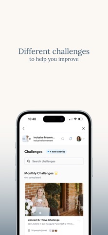 Inclusive Movement iPhone screenshot
