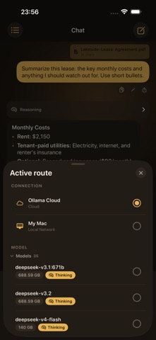 Ollama Mobile: AI Chat Screenshot 4 of 10